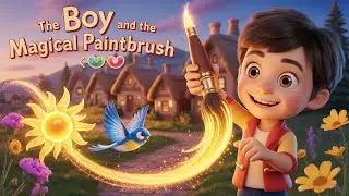 🌟🎨 The Boy and the Magical Paintbrush 🖌️ | Animated Moral Story