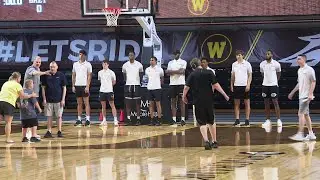 Western Michigan University Men's Basketball Players Hit The Court With Beautiful Lives Project