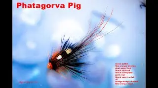 FLY TYING THE PHATAGORVA POT BELLIED PIG SALMON FLY WITH RYAN HOUSTON