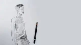 how to draw human figure drawing |#shorts