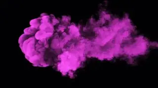 Color Ink Cloud Under Water Stock Motion Graphics