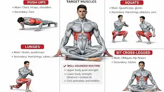 🔥 FULL BODY WORKOUT AT HOME 💪 No Equipment | Burn Fat &bull; Build Muscle &bull; Real Results(VOL1)