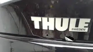 Последствия движения на автомобиле со вскрытым ранее боксом Thule Dynamic M/800
