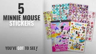 Top 10 Minnie Mouse Stickers [2018]: Disney Minnie Mouse Bowtique Sticker Pad Over 200 Stickers
