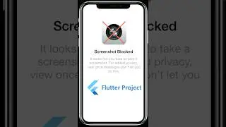 Flutter Prevent Screenshot   