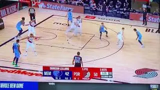 Ja Morant Pick and Roll Memphis Halfcourt Set Jaren Jackson Jr. Missed 3