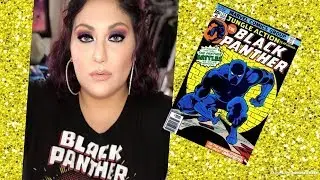Comic Book Black Panther-Inspired Eye Makeup Look ft. Juvia's Place