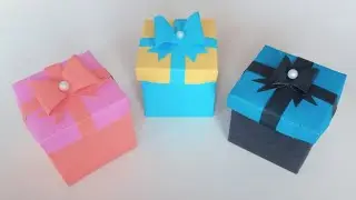 HEDİYE KUTUSU YAPIMI | EL YAPIMI HEDİYE KUTUSU | How to Make a Gift Box