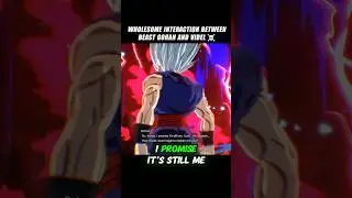 Здоровое взаимодействие между Зверем Гоханом и Виделем 🤯 #crashout #gohanbeast #sparkingzero #dbz