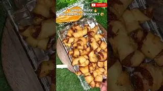 Super Crispy Mini Samosa Croissant 😍 | 5 Min Snack | Tea Time Special#shorts #trending #viral