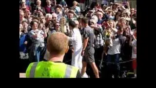 Olympic Torch Relay 2012 visits Canterbury Cathedral