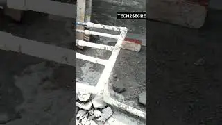 How a main water pipe line from roof tank divided to different bathrooms in a house | Plumbing |