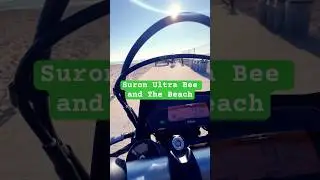 Suron Ultra Bee ripping to the beach electric power on the coast #emoto #ebike #bike #sand #suron