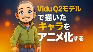 「ViduQ2リファレンス」お絵描きイラスト1枚からアニメ動画になる！
