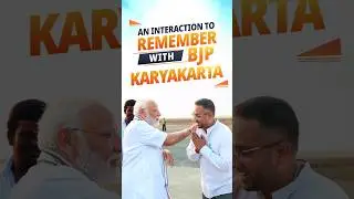 PM's special interaction with a BJP Karyakarta in Chennai | #shorts