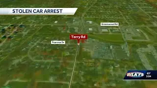 17-year-old arrested, stolen vehicle recovered following police chase in Louisville