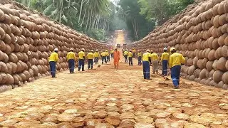 Indian Genius Engineers Build A Massive Road From Coconut Waste Making Americans Must Admire