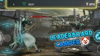 Leaderboard campers sucks 😞 || shadow fight 4: arena