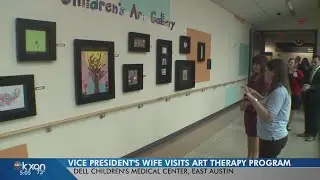 Second Lady Karen Pence visited Dell Children's Medical Center