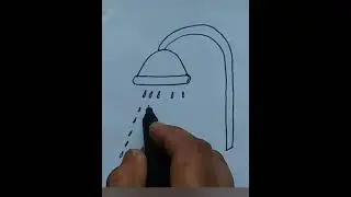 Draw Easy shower drawing/#easy #drawing #shower #viralvideo #shorts/Haa-Meem 4science
