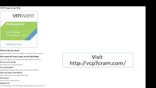 VCP7-DCV 2021 VMware vSphere v7.0 Install, Configure, Manage