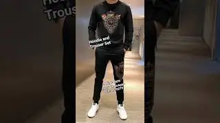 Stylish Boys Hoodie & Trouser Set | Premium Winter Wear for Men 😍 #fashion #hoodie #vairal #trending