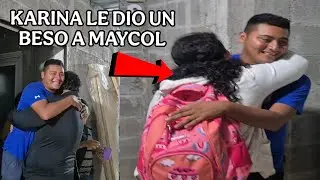 Todos le dan el abrazo a MAYCOL el se pone a llorar de la emocion