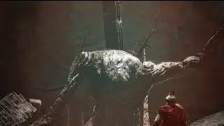 The Last Giant fight, the easiest boss in DS2