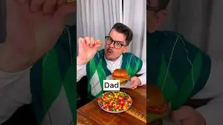 How to make the best mini CANDY BURGER for dad?😎❤️🍔| CHEFKOUDY