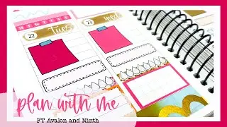 Plan With Me | A&N Weeks | Ft. Avalon and Ninth