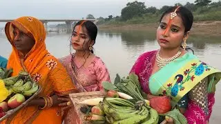 Chhath puja song shoot 😍 | Ginni pandey
