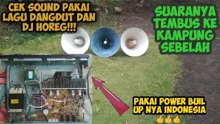 cek sound dan review power amplifier toa ZA-2120 original untuk speaker toa