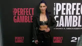 Stefni Valencia attends the red carpet premiere of 