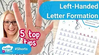 Top Tips for Left-Handed Letter Formation #shorts