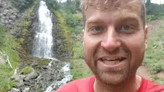 PCT Mile 1959 - strike on channel, obsidian waterfall, mordor, 5 liters & cracked rib