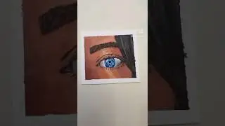 🤯Starry night in the eyes🌌👀 #art #acrylicpainting #starrynight #artshorts #shorts #easyart #eyes