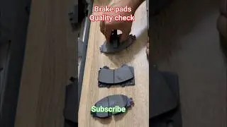 Brake pads Quality check #brake #dubai #uae #arab