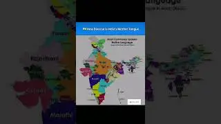 🌏 India&rsquo;s Mother Tongue Diversity &ndash; A Map That Speaks Millions of Languages! 🇮🇳✨