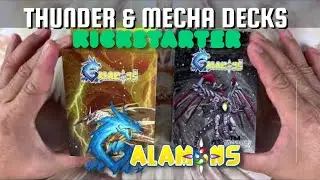 GALAMONS Thunder and Mecha Kickstarter Decks are Here! Let&rsquo;s Open the Package