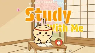 STUDY WITH CHIIKAWA | Focus With Usagi 🐰⏰🌸 | 🍅 30-Min Pomodoro 25/5 【學習用】