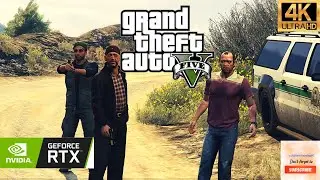 GTA 5 - Mission - An American Welcome | Trevor and Cops  #walkthrough  #4k60fps    #rtx3050