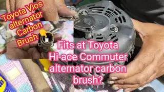 DIY | TOYOTA HIACE COMMUTER ALTERNATOR CARBON BRUSH REPLACE FROM TOYOTA VIOS?