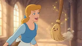 While Cinderella Cleans in Silence, Magic Quietly Awakens | Cinderella Animation 🧹✨