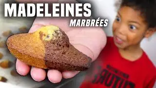 MADELEINES MARBRÉES (Vanille Chocolat) Goûter Fait Maison Facile Rapide