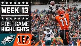 Eagles vs. Bengals | NFL Week 13 Game Highlights