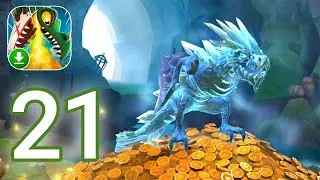 Hungry Dragon - Gameplay Walkthrough Part 21 - Icebreaker Dragon (iOS, Android)