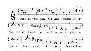 Missa XVII - In Dominicis Adventus et Quadragesimae - Sanctus