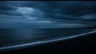 Ocean Waves for Deep Sleep | Healing Sound for Peaceful Sleep and Healing with Silent Beach Mood