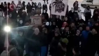 Anti ACTA protest in Timisoara, Romania, 2012.02.11.wmv