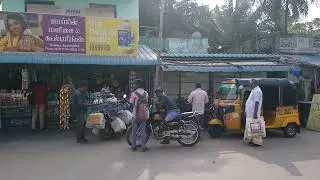 Thirumanancheri areas bus stop an temple